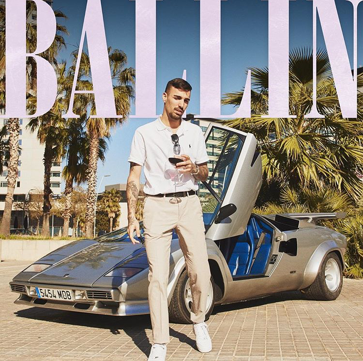 Portada del sencillo "Ballin'" de Rels B. Vía Instagram @skinnyflakk